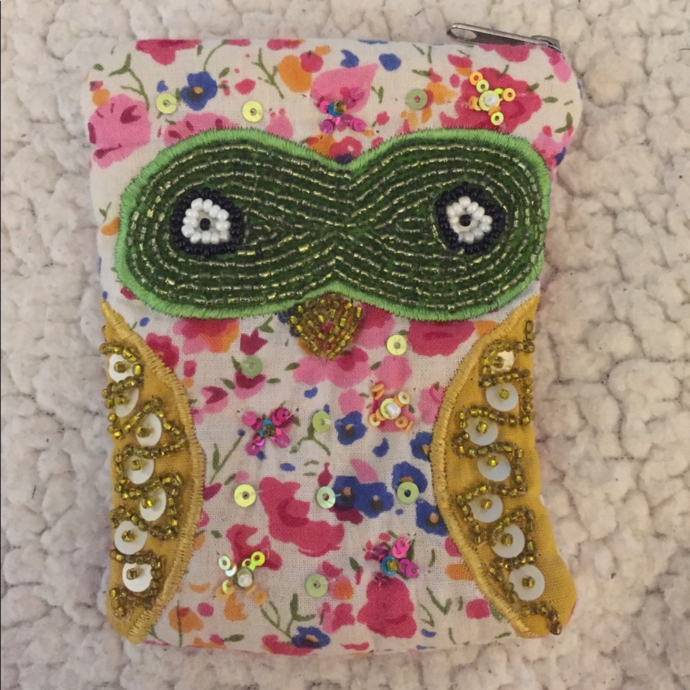 Unique Owl Change Purse 5x3
